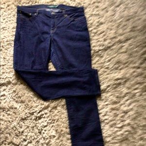 Lauren Ralph Lauren Dark Blue Modern Straight Jeans Size 16